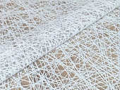 картинка Клеенка ПВХ без основы Ажурная Лайт  1,37*20м, БЕЛЫЙ, мод.LS-009В — Великий Путь